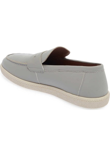 Gri Hakiki Deri Erkek Loafer - E24I1AY56705-H1Y fiyatları