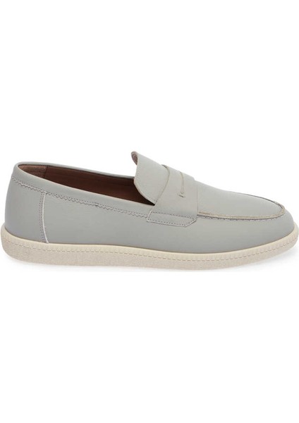 Gri Hakiki Deri Erkek Loafer - E24I1AY56705-H1Y modelleri