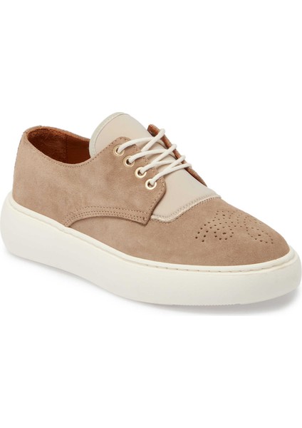 Vizon Hakiki Süet Deri Erkek Sneaker - E24I1AY56711-A02