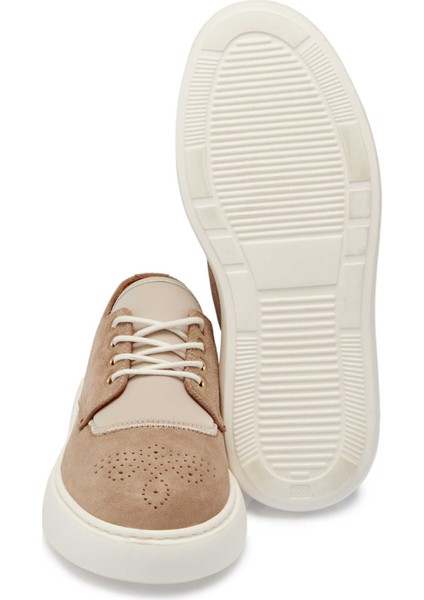 Vizon Hakiki Süet Deri Erkek Sneaker - E24I1AY56711-A02 fırsatları