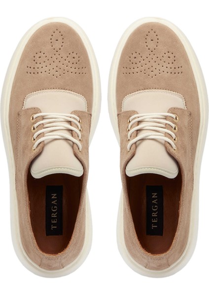 Vizon Hakiki Süet Deri Erkek Sneaker - E24I1AY56711-A02 indirimleri