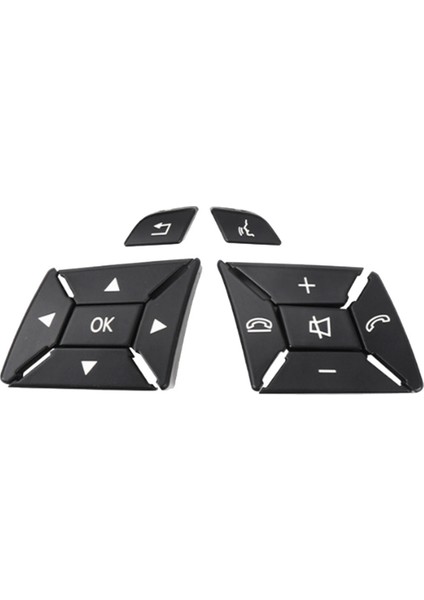 Araç Direksiyon Simidi Çok Fonksiyonlu Anahtar Düğmeleri 1669052800 1669052900 Mercedes Benz Gl ml Sınıfı W166 W292 Siyah (Yurt Dışından)
