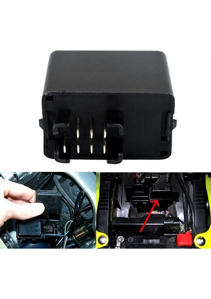 Suzuki Gsxr Sv Dl Işık Dönüş Sinyali Flaş Denetleyicisi 7 Pin LED Flaşör Rölesi 38610-03F00, 38610-05H00, FE249JR (Yurt Dışından)