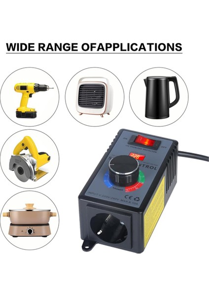 Hız Denetleyicisi 230 V, Frekans Dönüştürücü 230 V, Motor Voltaj Regülatörü Ac 220 V 10 En Yüksek Güç 4000 W, Ab Fiş (Yurt Dışından) fiyatları