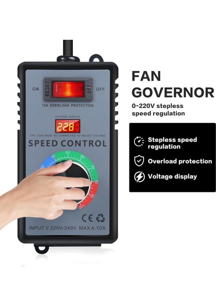 Hız Denetleyicisi 230 V, Frekans Dönüştürücü 230 V, Motor Voltaj Regülatörü Ac 220 V 10 En Yüksek Güç 4000 W, Ab Fiş (Yurt Dışından) indirimleri