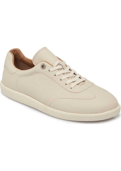 Bej Hakiki Deri Erkek Sneaker - E24I1AY56704-B19