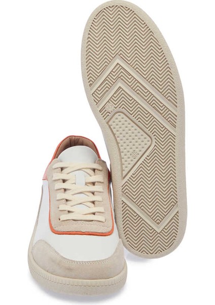 Beyaz Hakiki Deri Kadın Sneaker - K24I1AY67301-A26 fırsatları