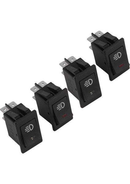 16X 12V 35A Araba Kamyon Teknesi Sis Liger Switch LED Light Dash Tahtası Geçiş 4pin Siyah (Yurt Dışından) fiyatları