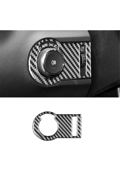 Chevrolet Için Karbon Fiber Camaro 2010-2015 Far Anahtarı Düğmesi Kapak Trim Iç Aksesuarlar Lhd (Yurt Dışından) indirimleri