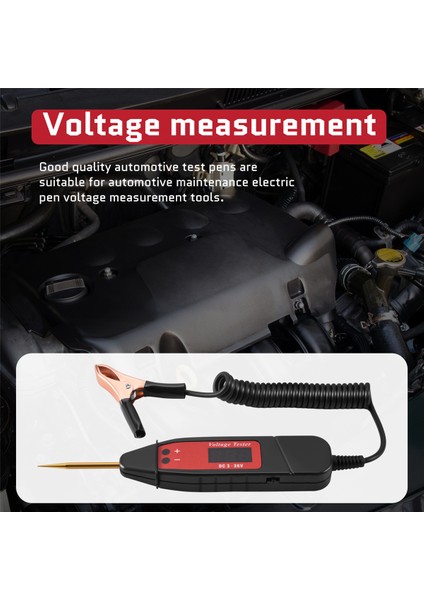 Evrensel 5-36V Araç Dijital LCD Voltaj Testi Kalem Profesyonel Araba Test Cihaz Dedektörü LED Hafif Araç Teşhis Aracı (Yurt Dışından) fırsatları