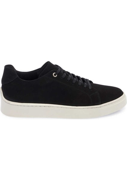 Siyah Hakiki Nubuk Deri Erkek Sneaker - E24I1AY56745-A64 modelleri