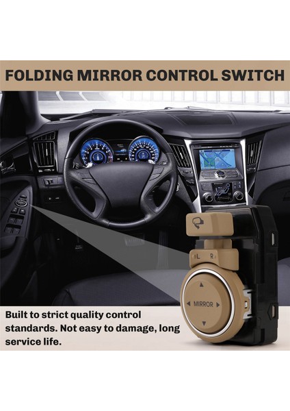 Dikiz Ayna Ayar Anahtarı Yan Ayna Kontrol Anahtarı Hyundai Için Sonata Yf I45 935733S100 93573-3S100 (Yurt Dışından) indirimleri