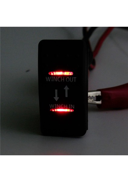 10X 12V 20A Vinç Vinçinde Çıkış Kapalı Rocker Anahtarı 7 Pin LED Kırmızı (Yurt Dışından) indirimleri