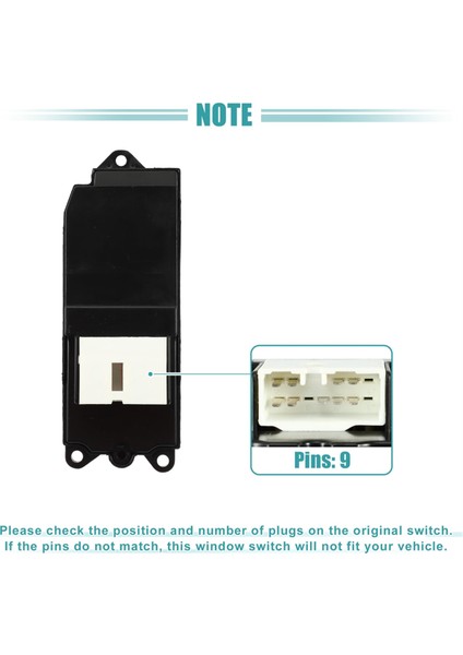 Toyota Mr2 T100 Tacoma Aksesuarları Için Elektrikli Pencere Kontrol Anahtarı Değiştirme 84820-16060 (Yurt Dışından) fiyatları