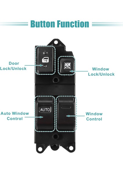 Toyota Mr2 T100 Tacoma Aksesuarları Için Elektrikli Pencere Kontrol Anahtarı Değiştirme 84820-16060 (Yurt Dışından) modelleri