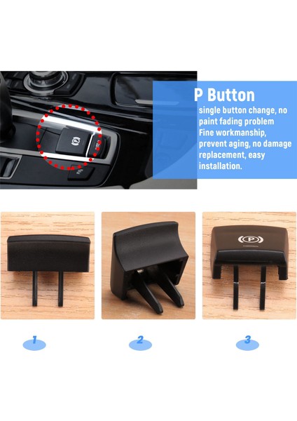 Park Freni P Düğmesi Anahtarı Bmw 5 6 X3 X4 F10 F11 F06 F12 F25 09-13 (Yurt Dışından) fırsatları