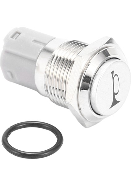 10X 12V 16MM Araba LED Işık Anlık Korna Düğmesi Metal Anahtar Düğmesi Mavi (Yurt Dışından) modelleri