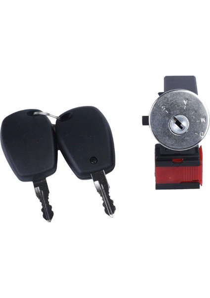 Ateşleme Kilit Silindiri ve Renault Clio Dacia Logan Sandero Için 2 Anahtar 806016505R 80601-6505R (Yurt Dışından) fırsatları