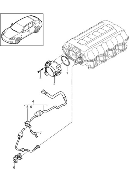 Porsche Panamera Için 1pcs Buhar Teneke Tüfek Puraj Valf Montajı 4.8l 94811002024 Panamera Parçaları (Yurt Dışından) indirimleri