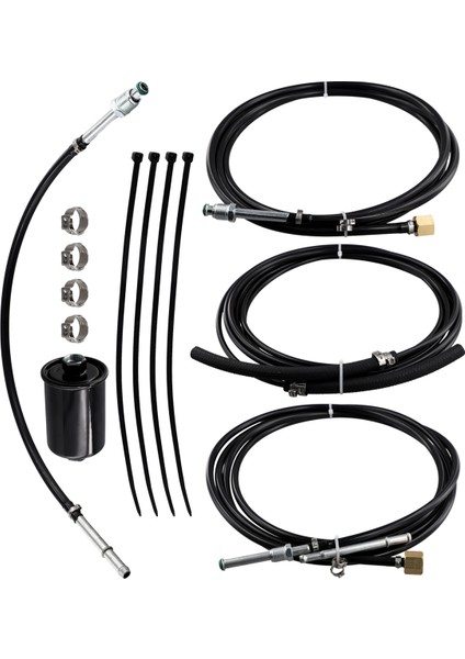 1set Chevrolet Gmc Gaz Kamyonları Için Komple Naylon Yakıt Hattı Değiştirme Kiti 1988-1997 (Yurt Dışından)
