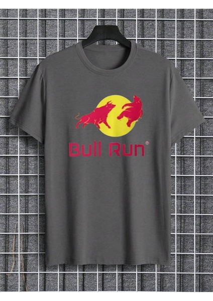 Btc Bitcoin Bull Run Baskılı Unisex Pamuk T-Shirt