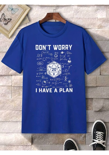 Dont Worry Baskılı Unisex Pamuk T-Shirt