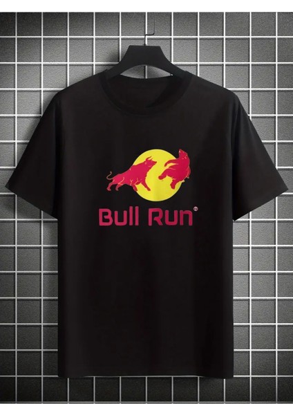 Btc Bitcoin Bull Run Baskılı Unisex Pamuk T-Shirt