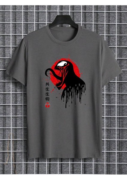 Venom Baskılı Unisex Pamuk T-Shirt