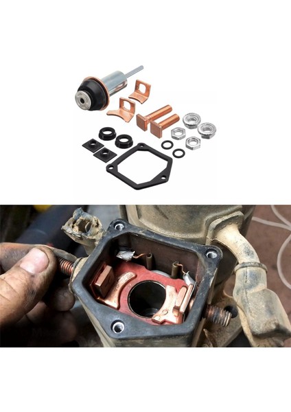 6x Universal Motor Başlangıç ​​solenoid Onarımı Yeniden Inşa Edin Toyota Subaru Honda Için Ayar Piston Kontakları (Yurt Dışından) modelleri