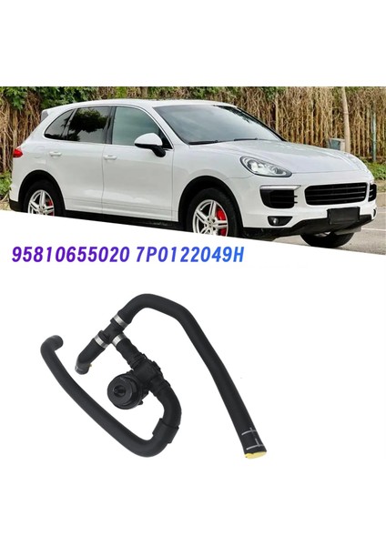 Valf ile Motor Soğutma Hortumu 95810655020 7P0122049 Porsche Cayenne Için 2011-2018 Araba Radyatör Su Hattı Hortum Borusu (Yurt Dışından) fırsatları