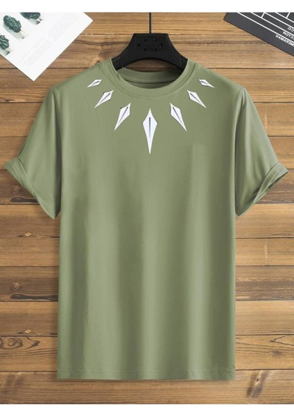 Blackpanther Kolye Tasarım Baskılı Unisex Pamuk T-Shirt