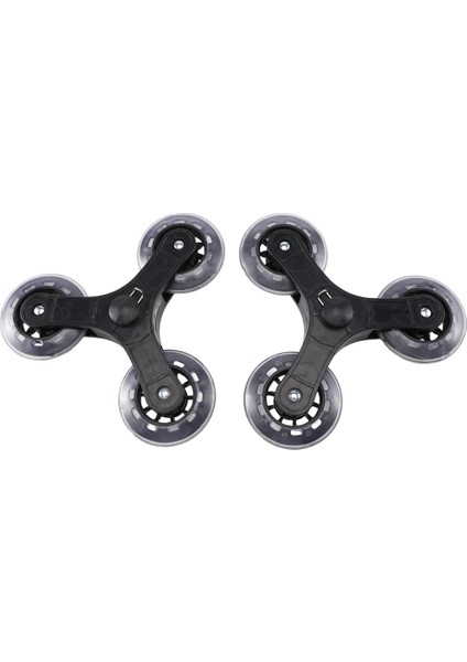 2pcs/set Siyah Alışveriş Sepeti Caster Bagaj Bavul Bavul Yolcu Yedek Tekerlek Kasnak Sürgülü Silindir Tekerlek Aksesuarları (Yurt Dışından)