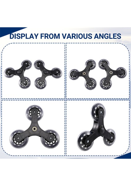 2pcs/set Siyah Alışveriş Sepeti Caster Bagaj Bavul Bavul Yolcu Yedek Tekerlek Kasnak Sürgülü Silindir Tekerlek Aksesuarları (Yurt Dışından) indirimleri