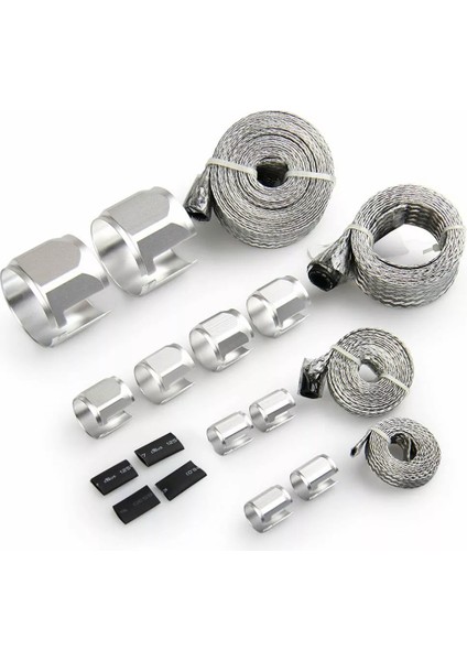 Modifiye Yağ Borusu Örgü Kemer Kiti Vakum Yakıt Hattı Radyatör Isıtıcı Hortumu 8092 (Yurt Dışından) indirimleri