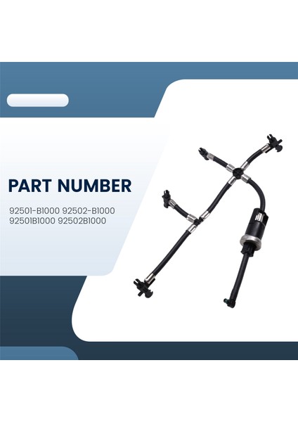 23760-33030 Toyota Aurıs Verso Yarıs Için Araç Yakıt Boru Seti 1.4 (Yurt Dışından) modelleri