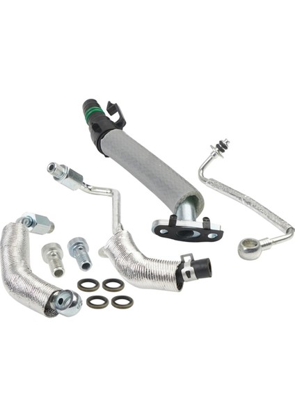 Turbo Yağ Dönüşü Tahliye ve Yağ Yem Boru Kiti Buick Encore Chevy Cruze 1.4l L4, 55592600 25198546 25200947 55587854 (Yurt Dışından)