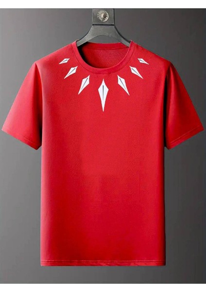 Blackpanther Kolye Tasarım Baskılı Unisex Pamuk T-Shirt