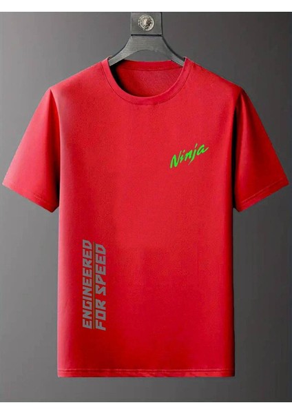Ninja For Speed Motogp Baskılı Unisex Pamuk T-Shirt