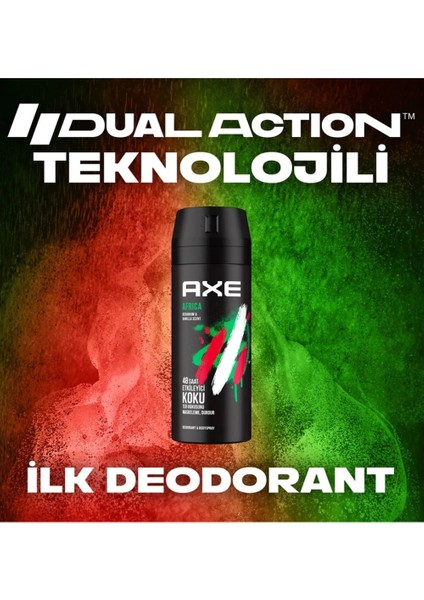 2 Adet Africa Erkek Deodorant Sprey 150 ml indirimleri