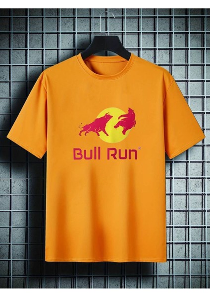 Btc Bitcoin Bull Run Baskılı Unisex Pamuk T-Shirt
