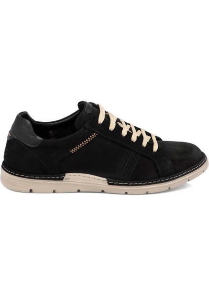 Siyah Hakiki Nubuk Deri Erkek Sneaker - E24I1AY56777-A64 modelleri
