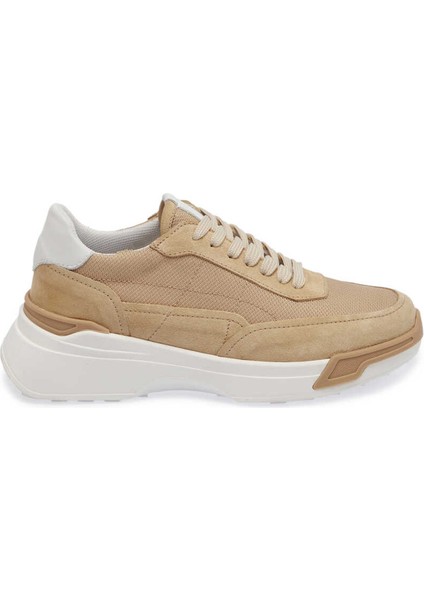 Bej Hakiki Süet Deri Kadın Sneaker - K24I1AY67370-B79 modelleri