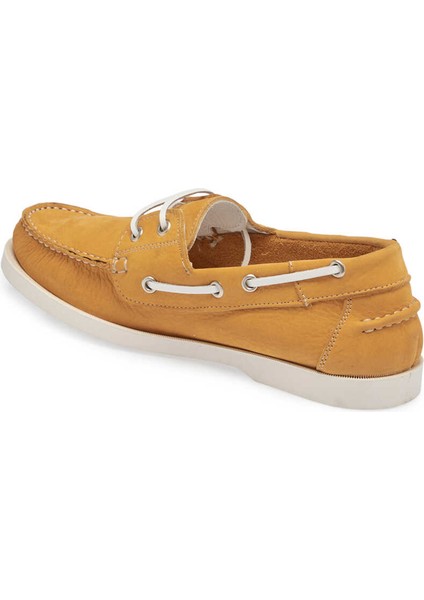 Sarı Hakiki Nubuk Deri Kadın Loafer - K24I1AY67386-P4Q fiyatları