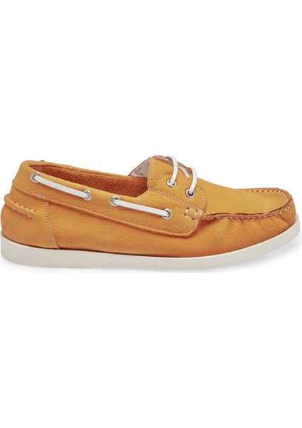 Sarı Hakiki Nubuk Deri Kadın Loafer - K24I1AY67386-P4Q modelleri