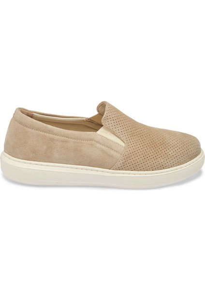 Bej Hakiki Süet Deri Kadın Loafer - K24I1AY67368-B79 modelleri
