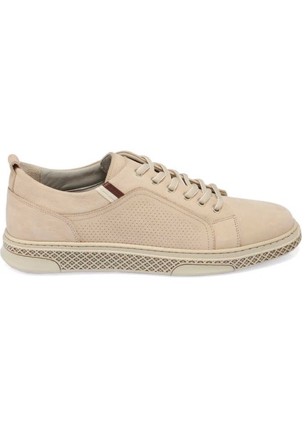 Bej Hakiki Nubuk Deri Erkek Sneaker - E24I1AY56865-B23 modelleri