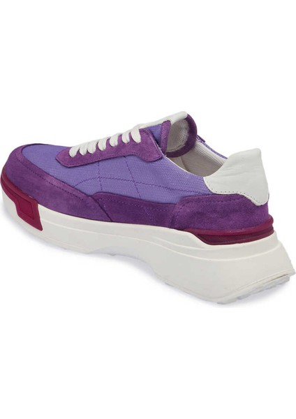 Mor Hakiki Süet Deri Kadın Sneaker - K24I1AY67370-T6O fiyatları
