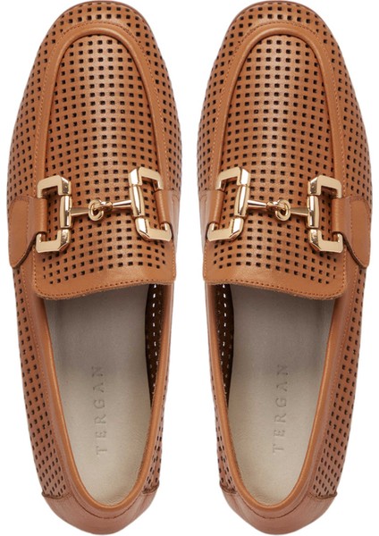 Taba Hakiki Deri Kadın Loafer - K24I1AY67460-L8R indirimleri