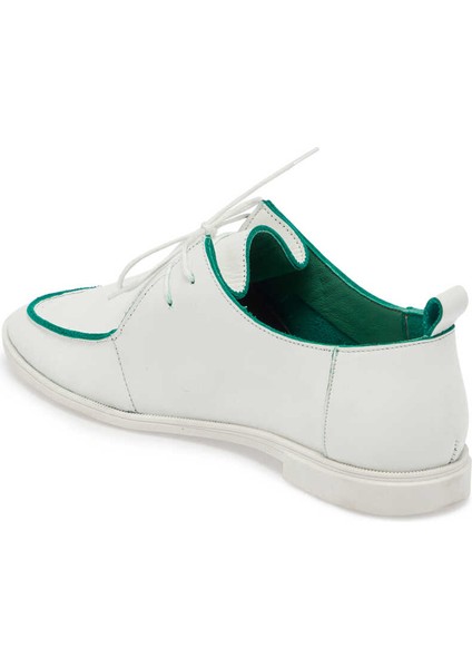 Beyaz Hakiki Deri Kadın Casual Ayakkabı - K24I1AY67367-A26 fiyatları