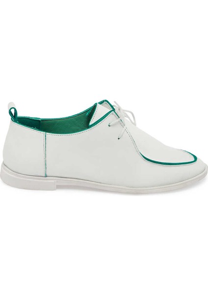 Beyaz Hakiki Deri Kadın Casual Ayakkabı - K24I1AY67367-A26 modelleri